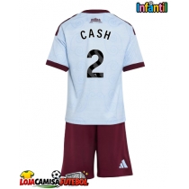 Camisa de Futebol Aston Villa Matty Cash #2 Equipamento Alternativo Infantil 2026-27 Manga Curta (+ Calças curtas)